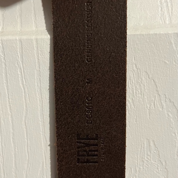 NWT Leather FRYE BELT - Picture 3 of 3